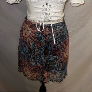 Mesh Sun Lover Highrise Skirt
